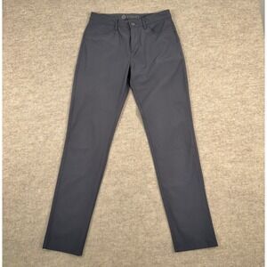 Vuori Meta Pants Mens 30x30 Gray Athletic Slim Fit Stretch Golf Performance V430